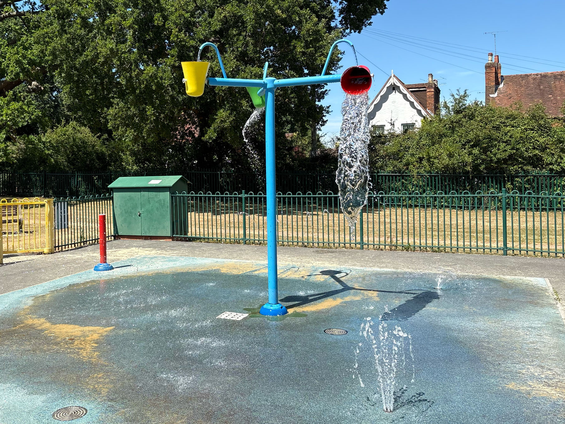 Locks Ride Recreation Ground Splash Pad in Winkfield, Bracknell, Berkshire