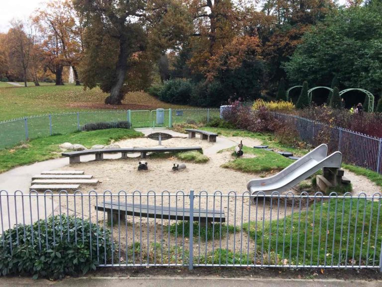 Toddlers' Play Area at South Hill Park in Bracknell, Berkshire