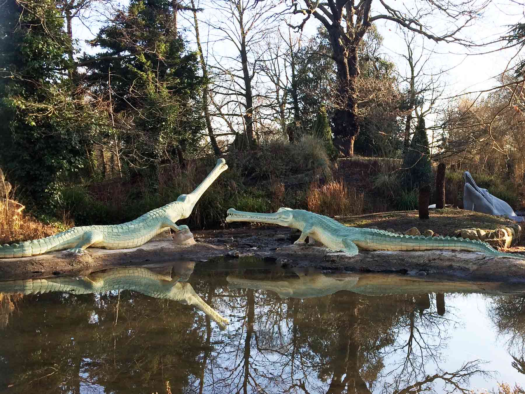 Spot the Dinosaurs at Crystal Palace Park, Bromley Crystal Palace Park Dinosaurs, Crystal Palace, Bromley, London
