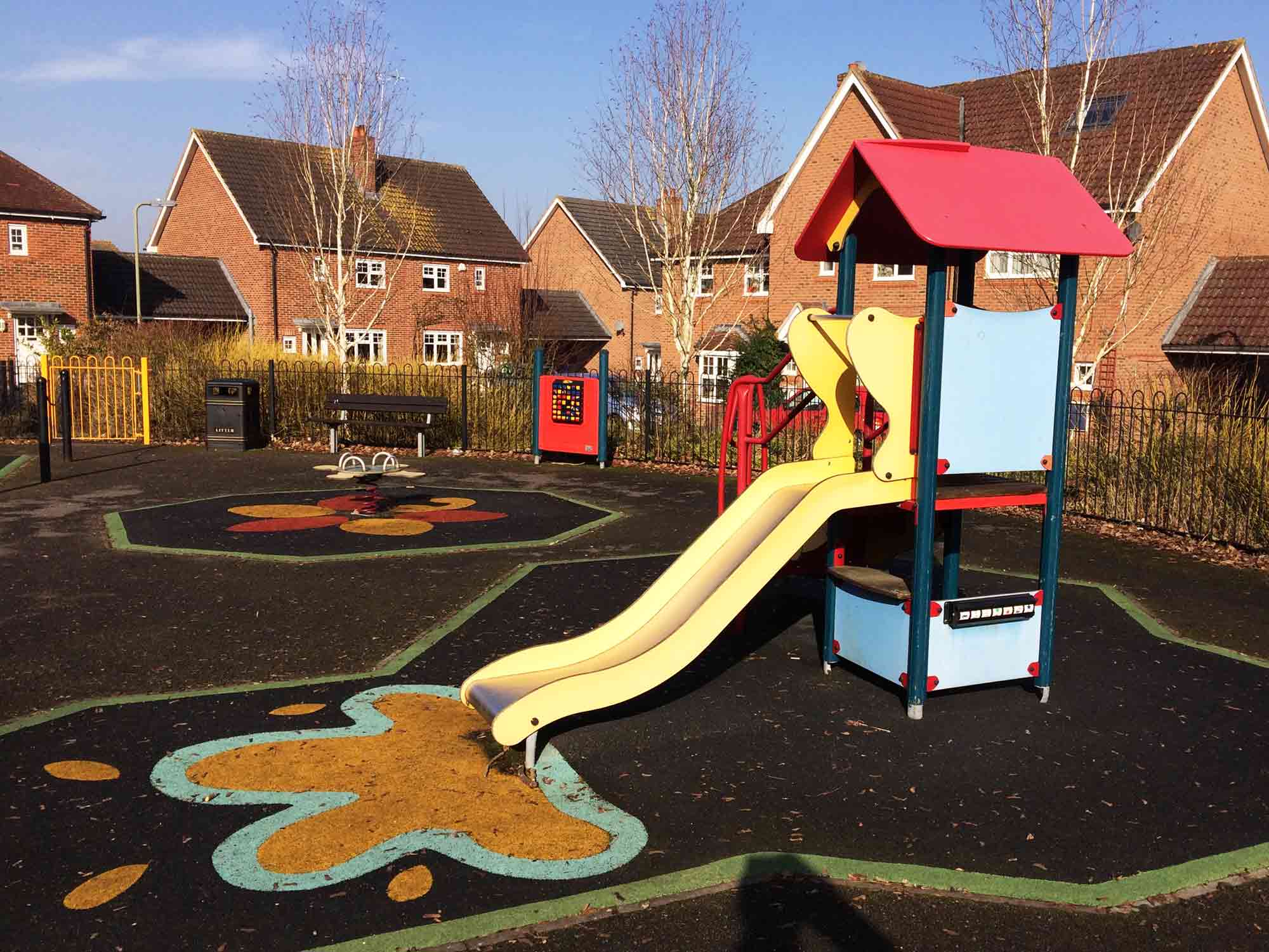 Bufton Field Play Area in North Warnborough, near Odiham, Hampshire