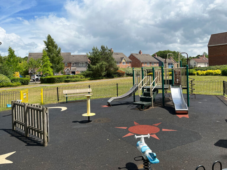 Twyford Close Play Area in Elvetham Heath, Hampshire
