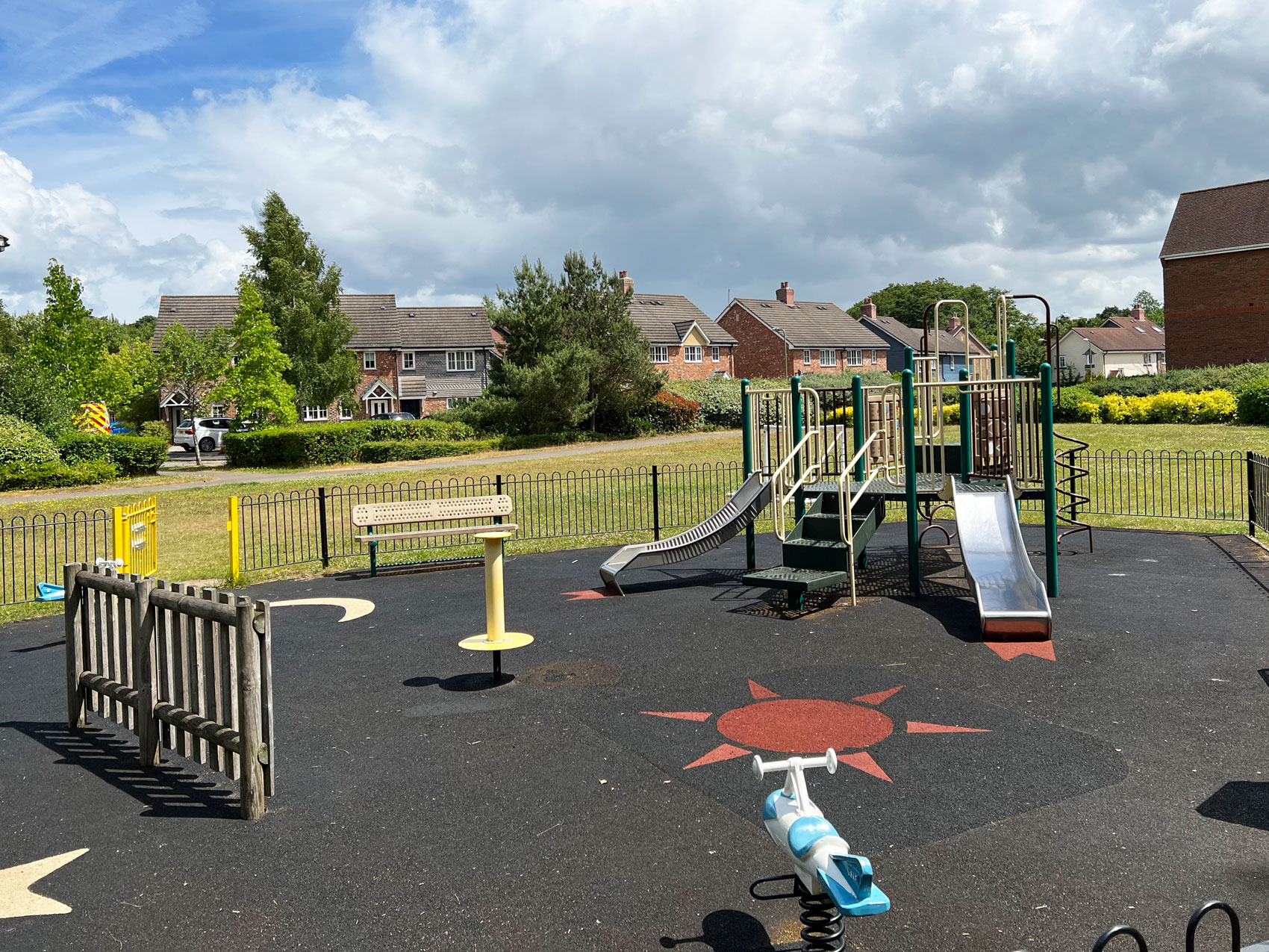 Twyford Close Play Area, Elvetham Heath, Near Fleet Twyford Close Play Area in Elvetham Heath, Hampshire