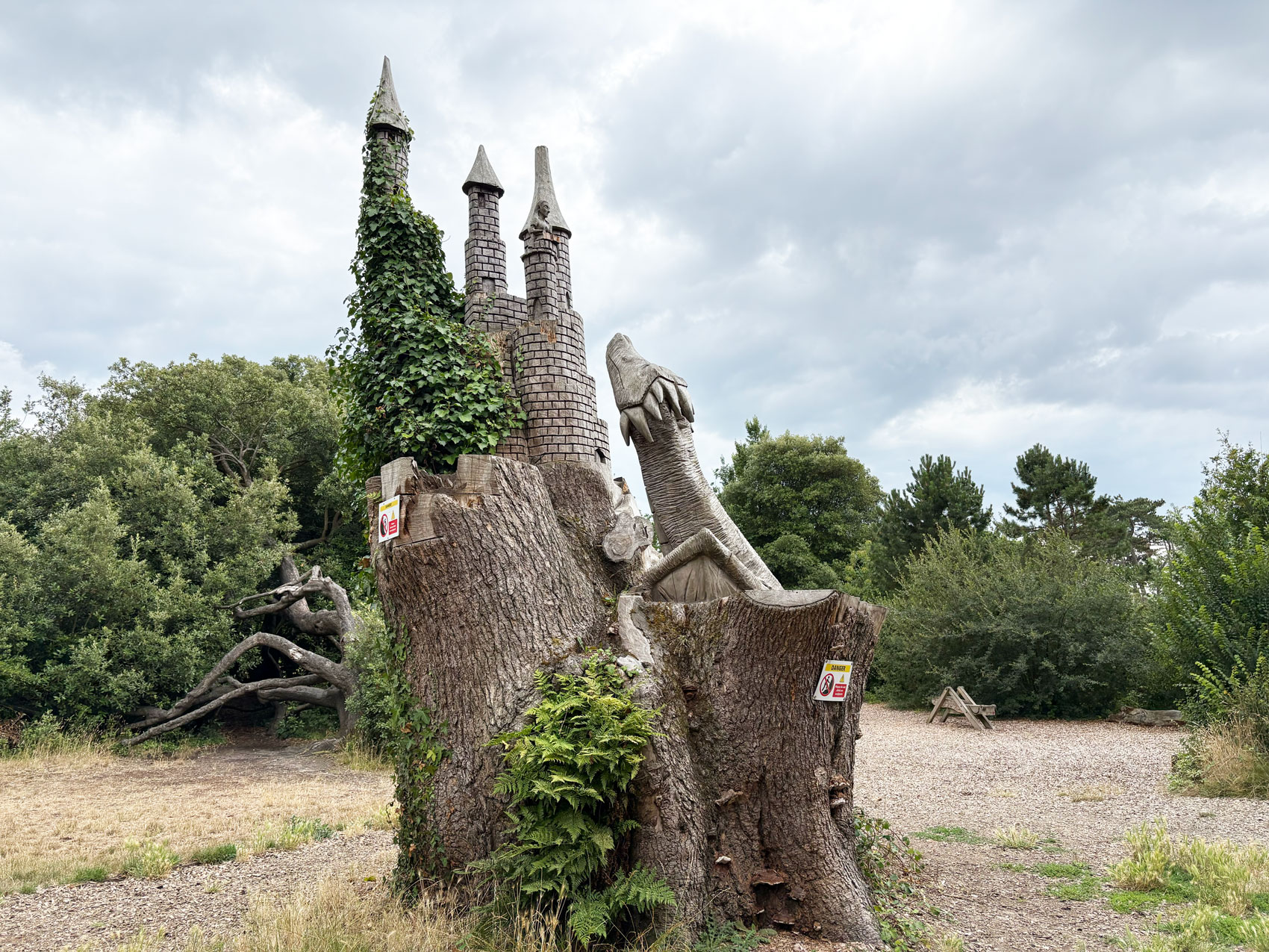 Royal Victoria Country Park fairy garden in Netley, near Southampton