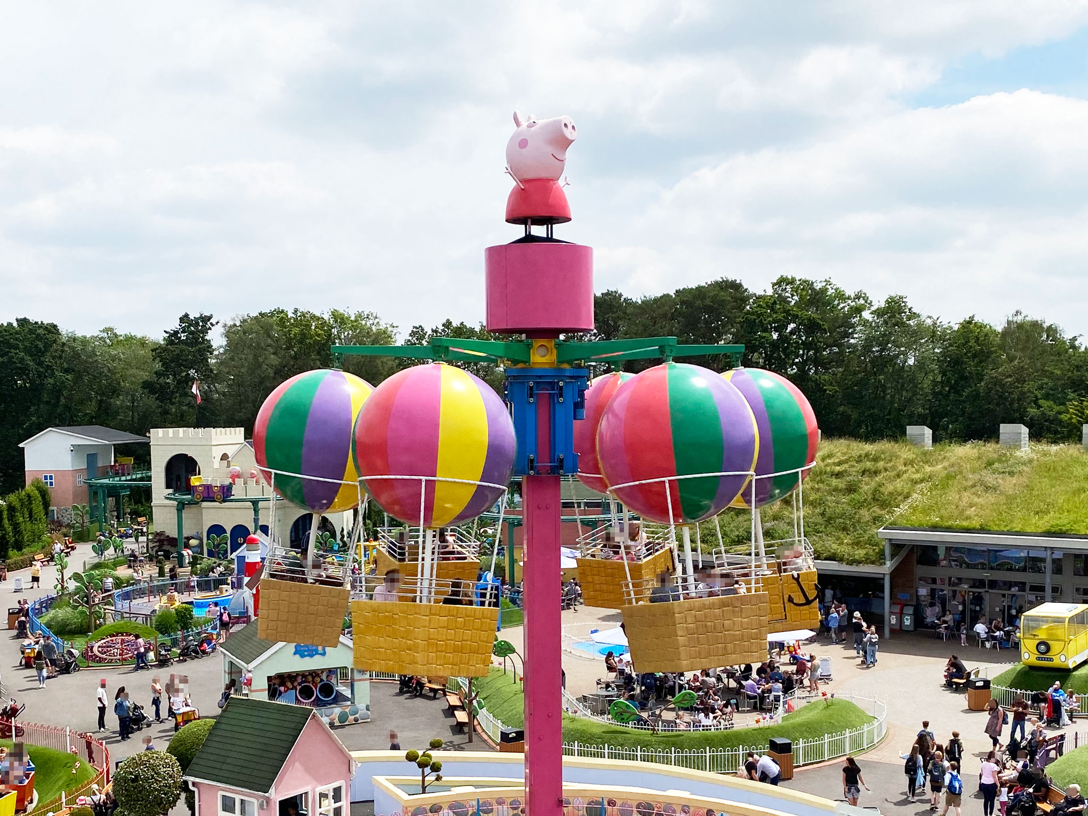 Meet Peppa Pig in Peppa Pig World at Paultons Park Paultons Park and Peppa Pig World, Romsey, Hampshire