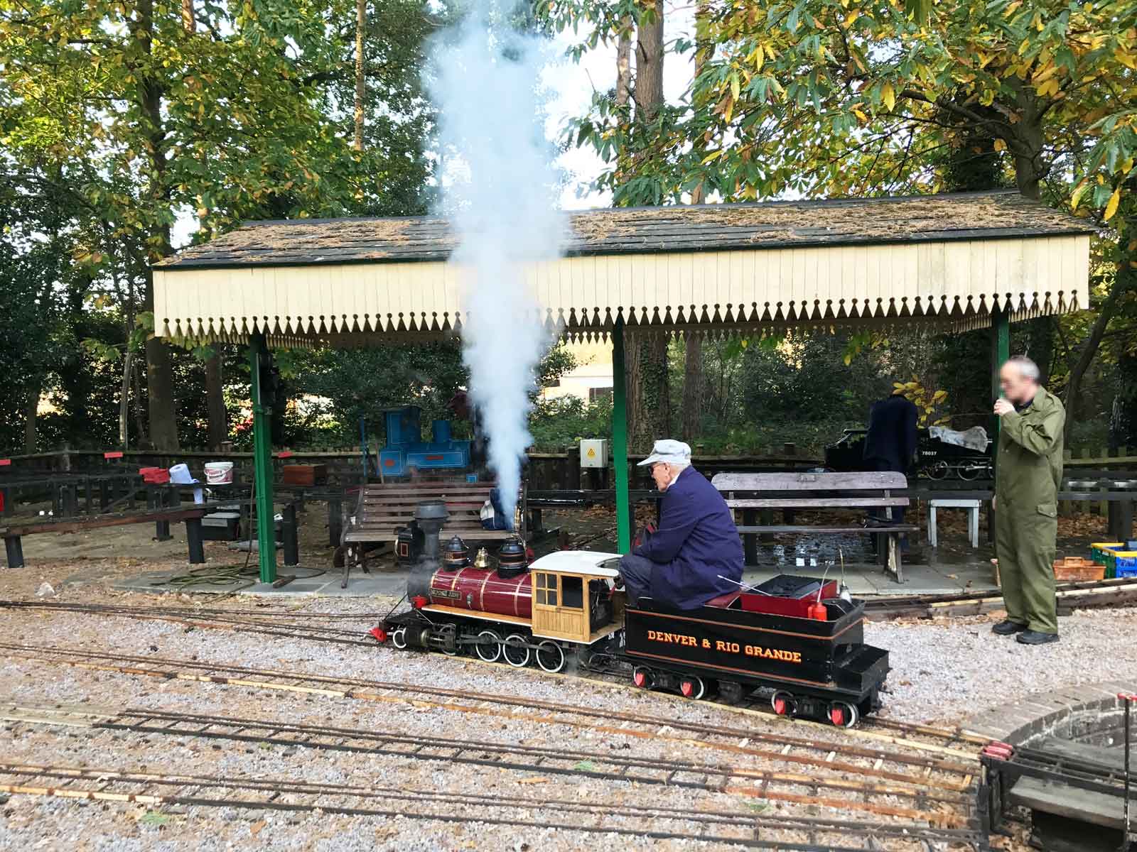 Steam Along the Pinewood Miniature Railway, Crowthorne Pinewood (Wokingham) Miniature Railway in Crowthorne, Berkshire