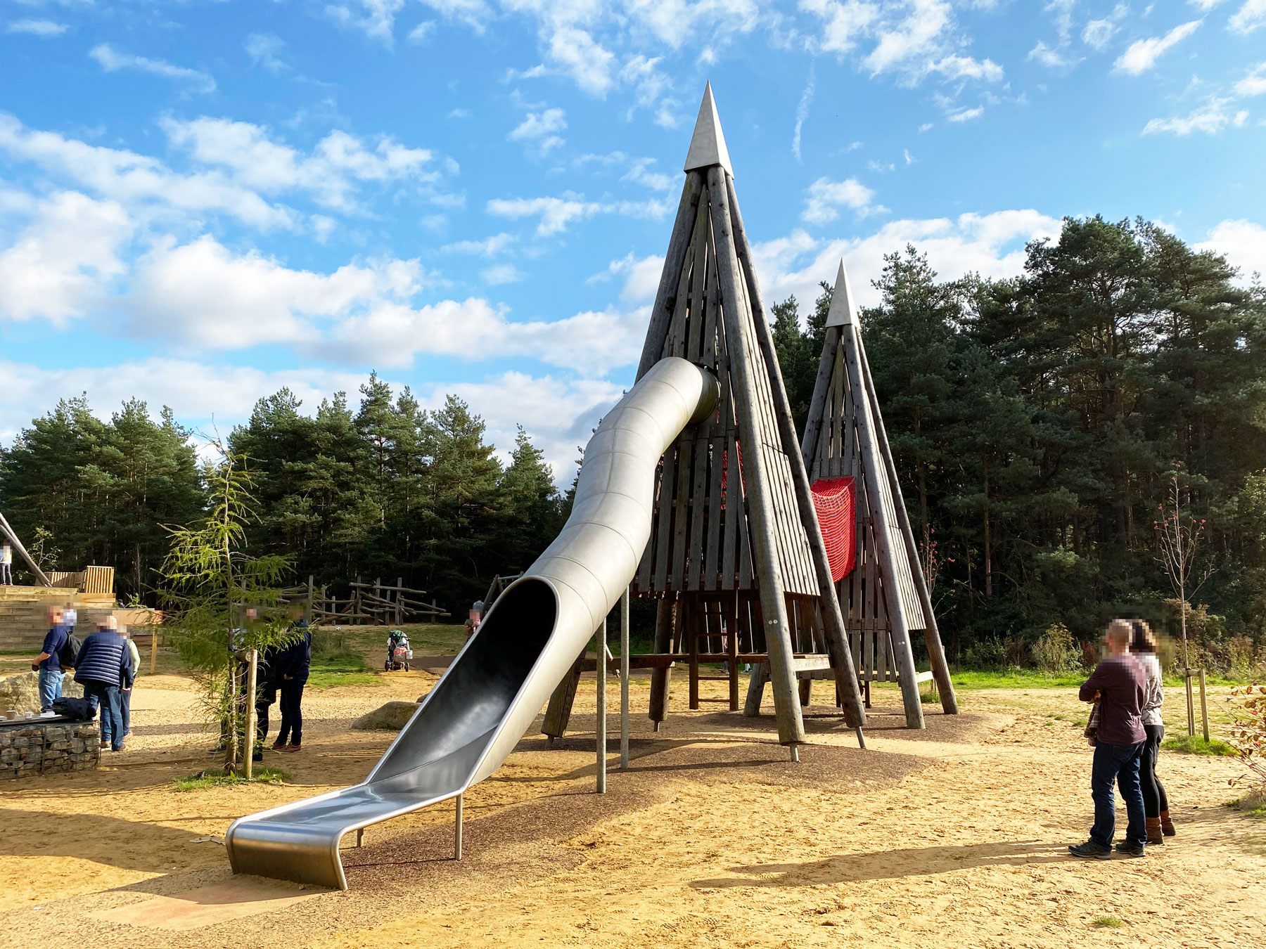 Romp Around the Hogmoor Inclosure Natural Play Area Hogmoor Inclosure Adventure Play Area, Bordon, Hampshire