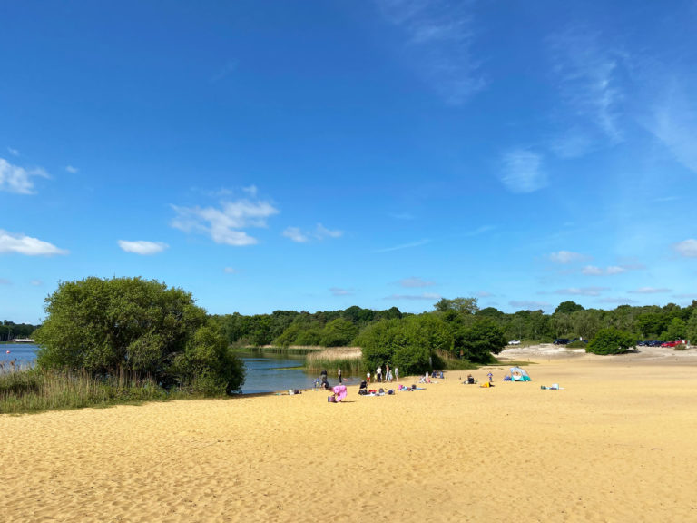 Frensham Great Pond, Frensham, Near Farnham, Surrey