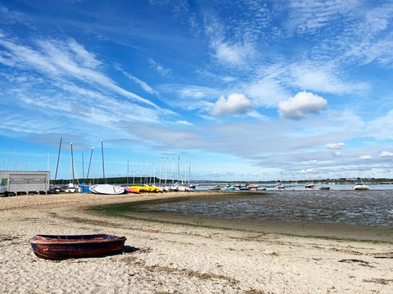 Mudeford Quay Beach in Christchurch, Dorset