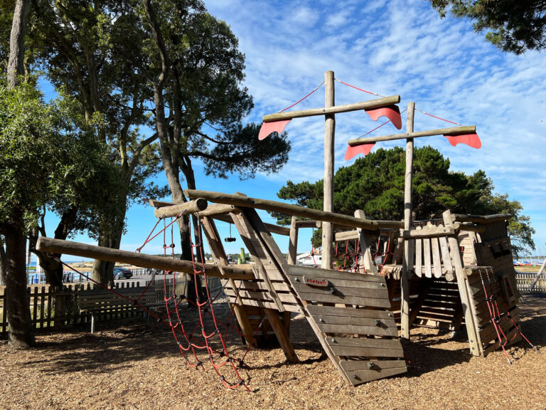 Mudeford Quay Beach Play Area in Christchurch, Dorset