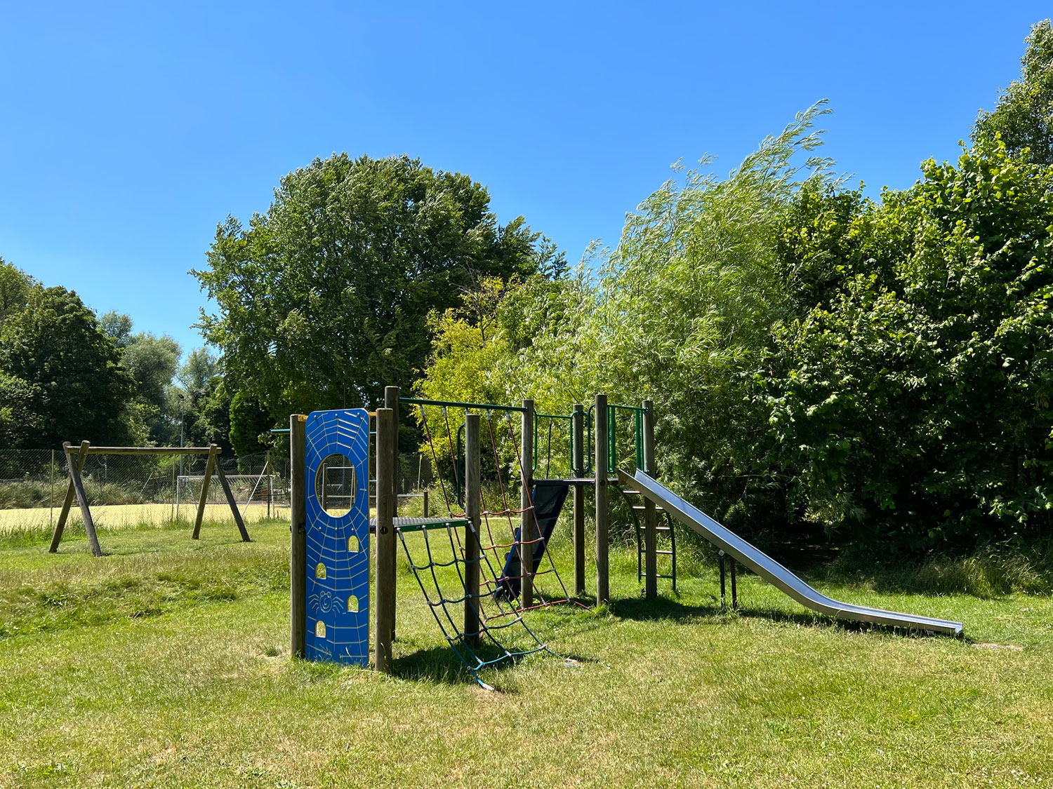 Wherwell Playing Fields and Rowles' Family Play Area Wherwell Playing Fields and the Rowles Family Play Area in Wherwell, Hampshire