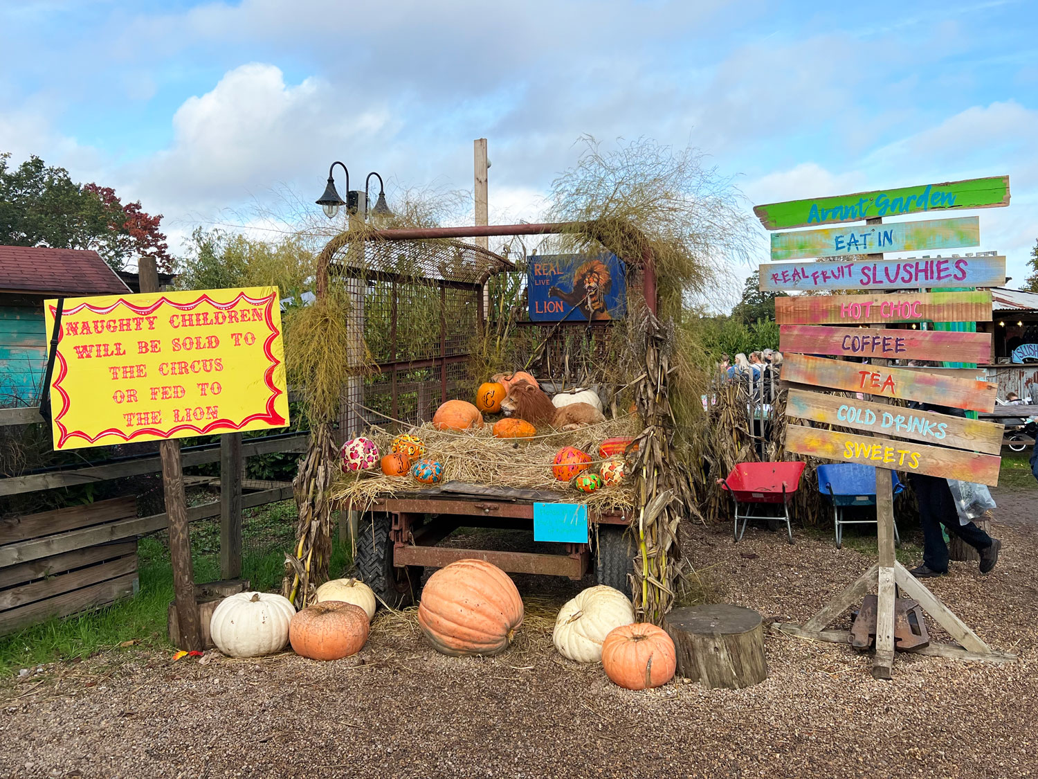 Explore the Pumpkin Festival at Crockford Bridge Farm Pumpkin Festival at Crockford Bridge Farm in Addlestone, Surrey