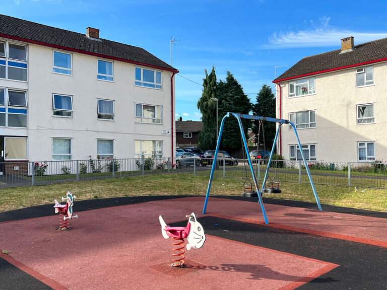Montgomery Road Play Area in Cove, Farnborough