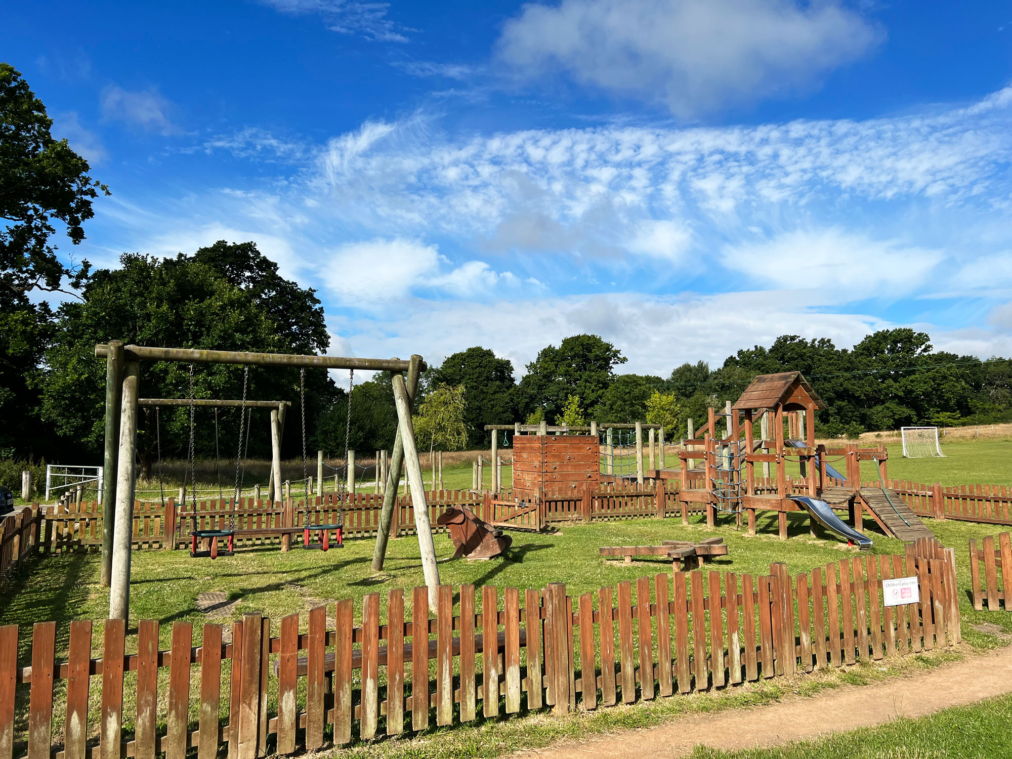 Greatham Recreation Ground and Play Area in Greatham in Hampshire