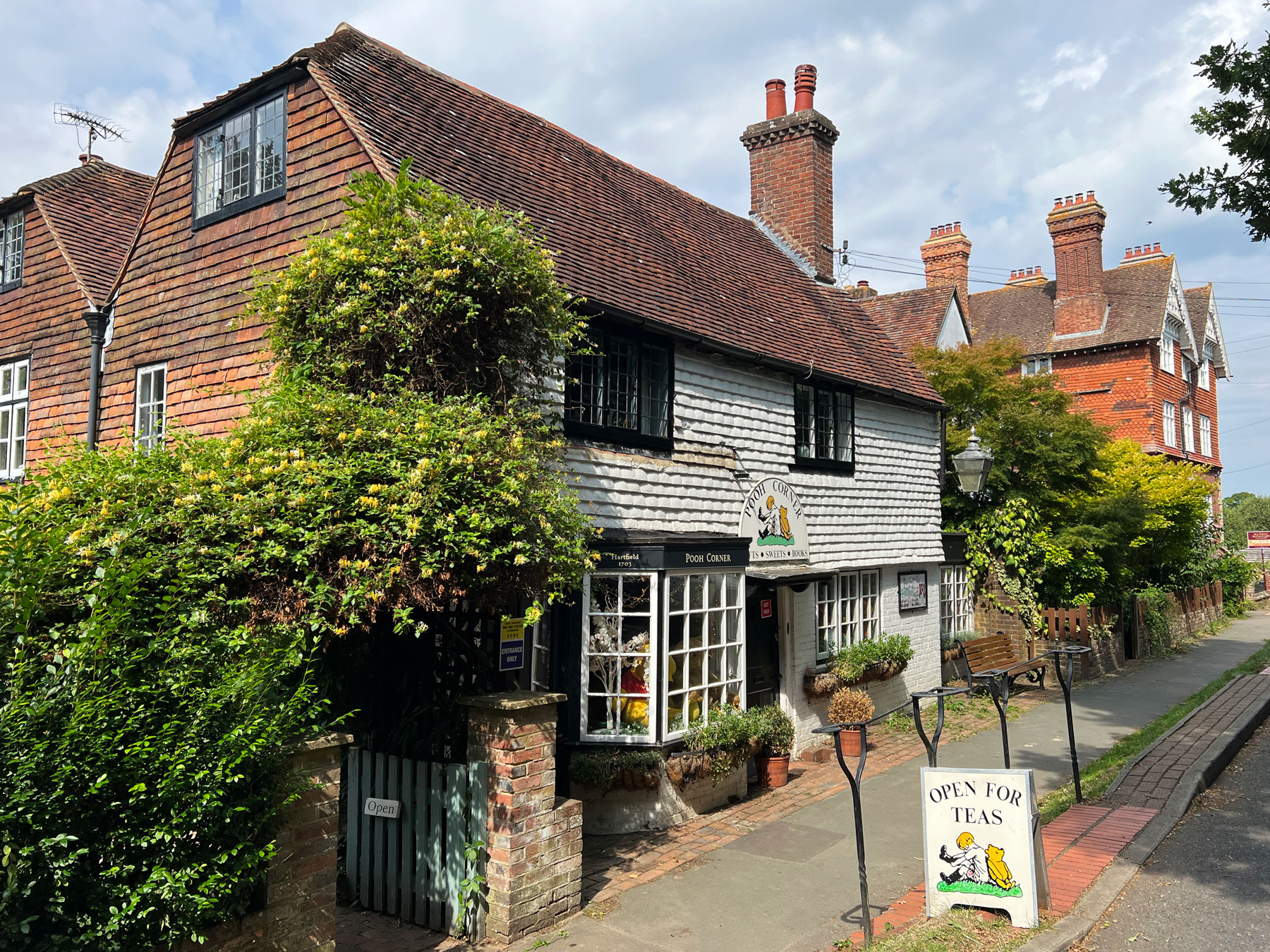 Visit the Pooh'seum and Tea Rooms at Pooh Corner, Hartfield The Pooh'seum and Tea Rooms at Pooh Corner in Ashdown Forest, Hartfield, East Sussex