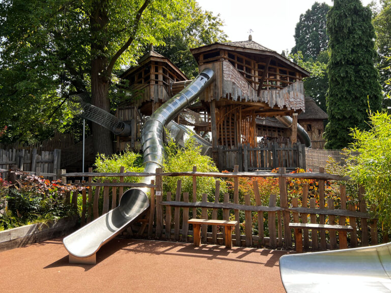 Adventure Play at The Savill Garden near Virginia Water in Windsor Great Park