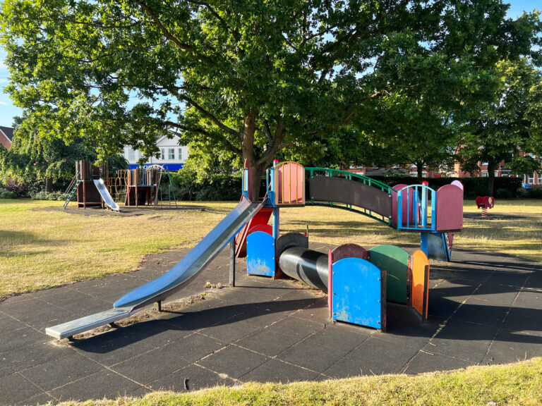 Cove Green Recreation Ground and Play Area in Cove, near Farnborough, Hampshire