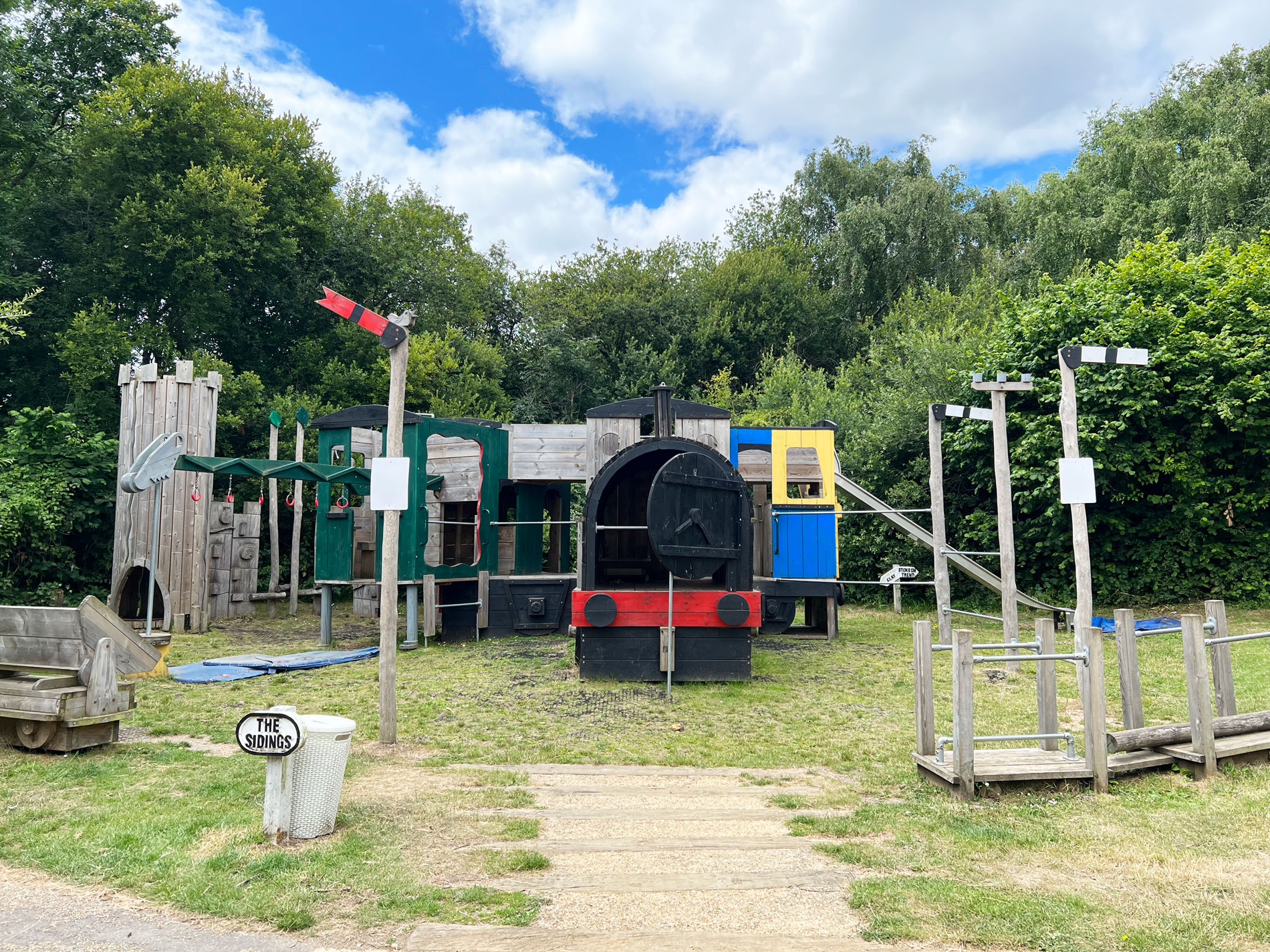 The Sidings Play Area at Norden Station, Swanage Railway The Sidings Play Area at Norden Station on the Swanage Railway in Dorset