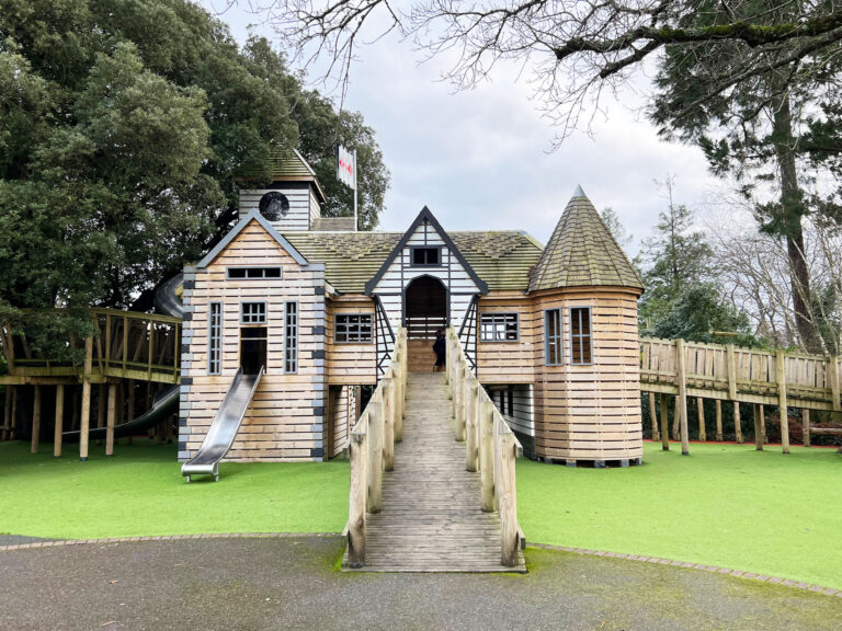 Little Beaulieu Adventure Play Area at Beaulieu National Motor Museum in the New Forest, Hampshire