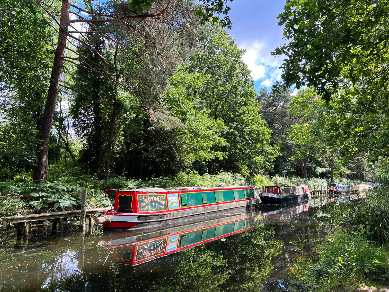 Explore the Basingstoke Canal Centre, Mytchett Basingstoke Canal Centre on the Basingstoke Canal Towpath Walk - Section 05 - From Curzon Bridge, Deepcut to the Basingstoke Canal Centre in Mytchett