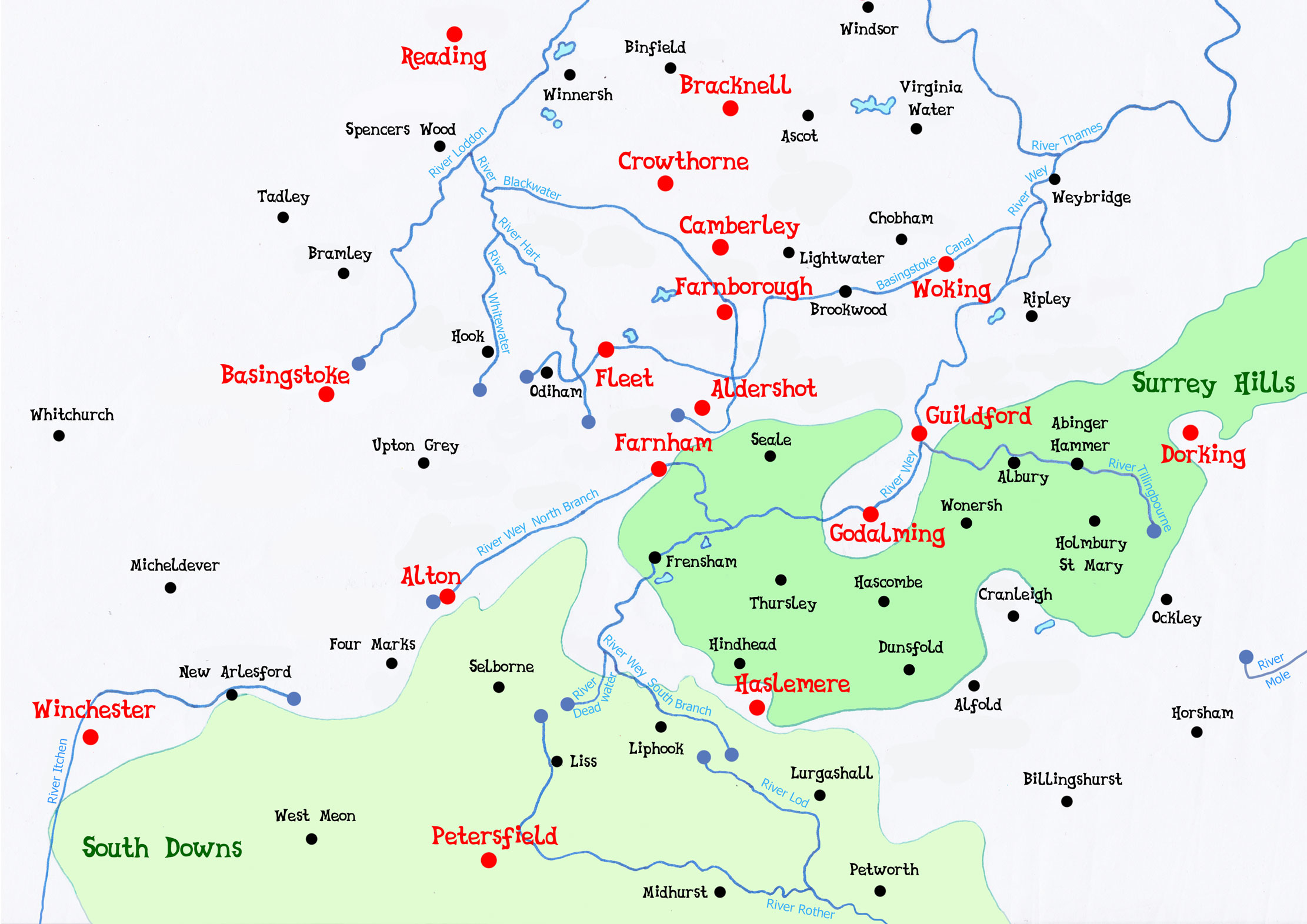 Clickable Adventure Map